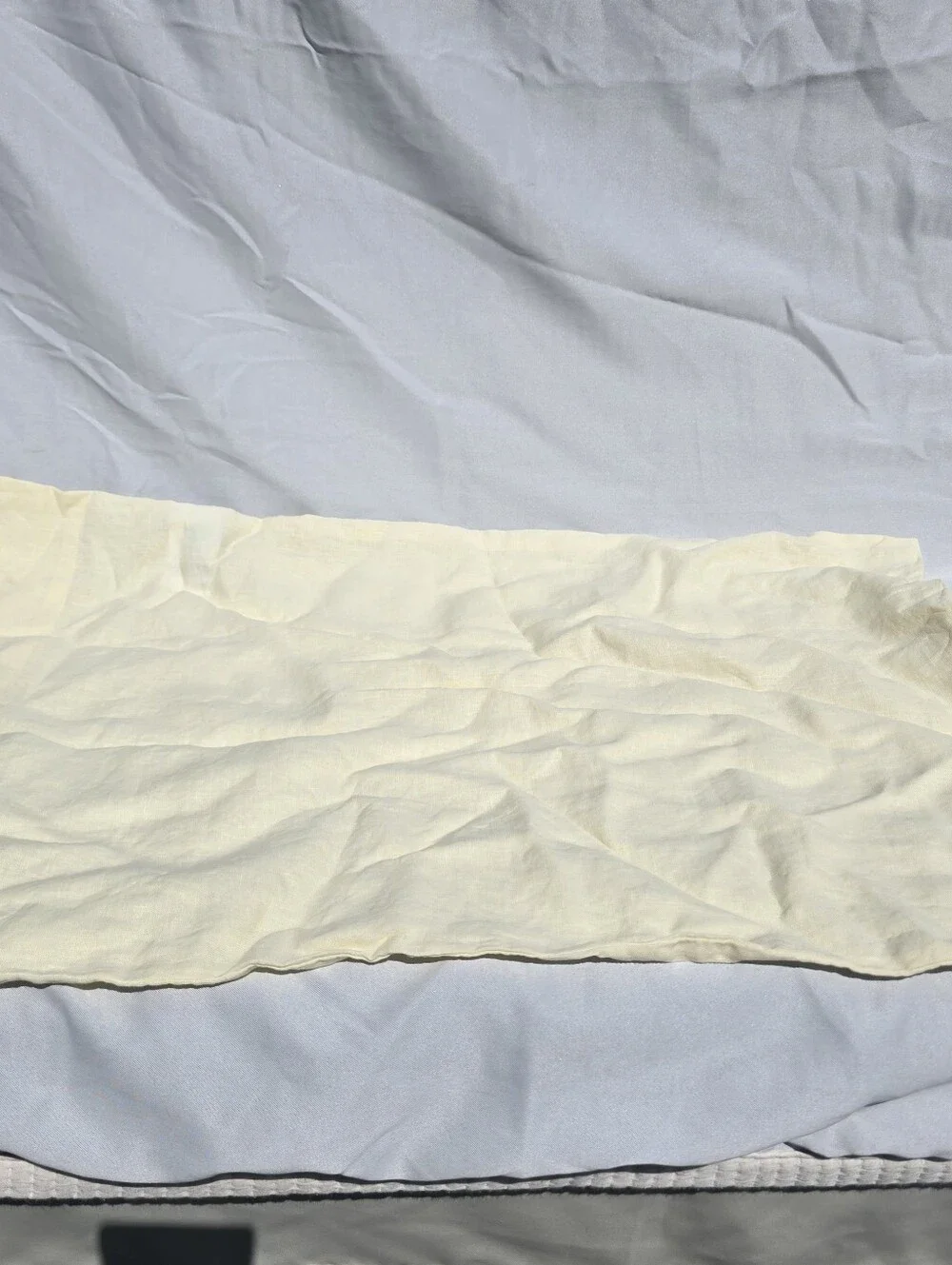 Quince 100% Linen FULL BUTTER yellow Sheet Set 1 Fitted 1 Flat 2 Standard Shams